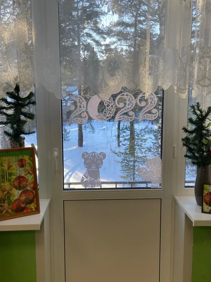 #Новогодниеокна