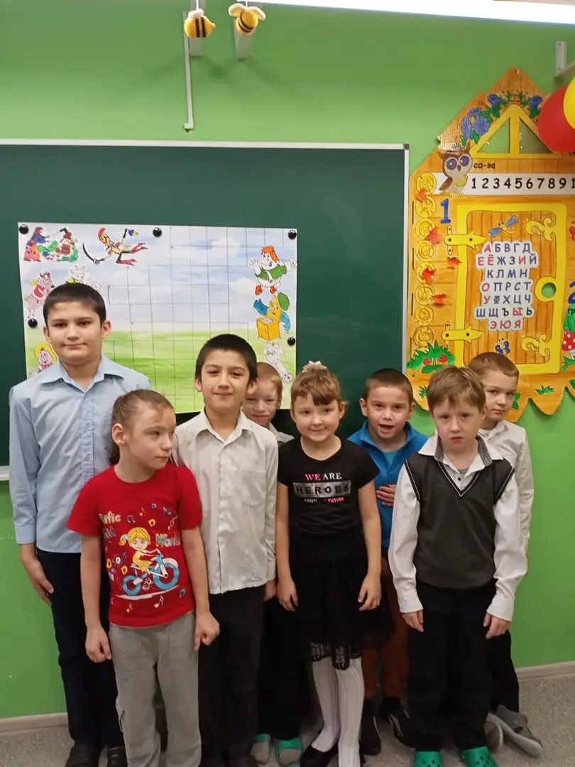В рамках предметной недели начальных классов первоклассники время зря не теряли!